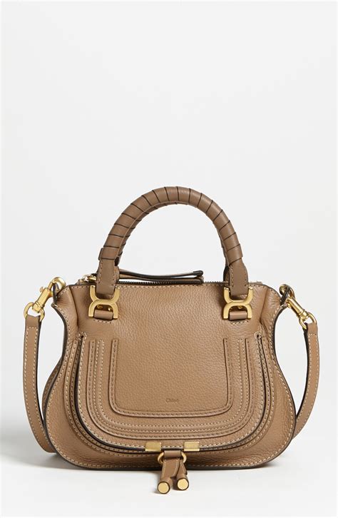 chloe marcie mini brown|chloe marcie mini sale.